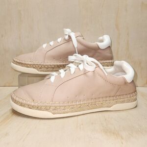 Universal Thread Pink Mauve White Loafer Sneaker Women Size 8 Faux Leather